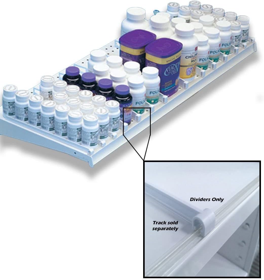 Adhesive Shelf Management System - Dividers Only