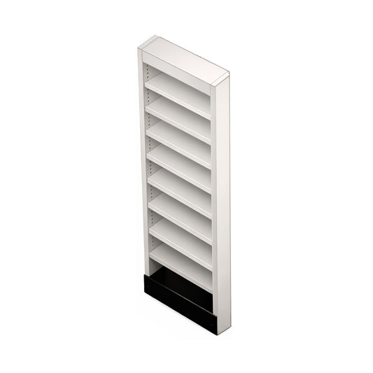 Rx Metal Shelving Pharmacy Bay End Unit - 15" L