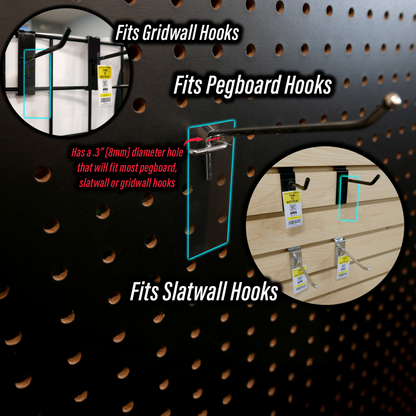 Peg Back Tag Label Holders