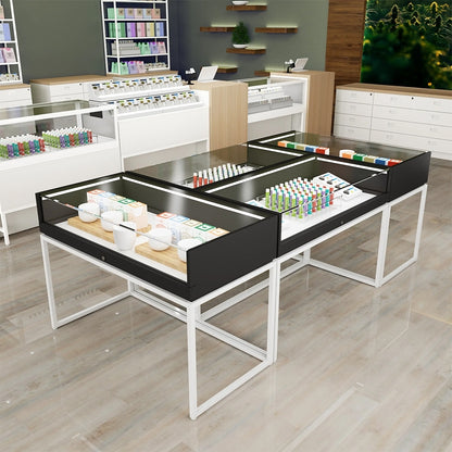 Deluxe Retail Glass Pharmacy Showcase