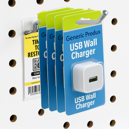 Peg Back Tag Label Holders