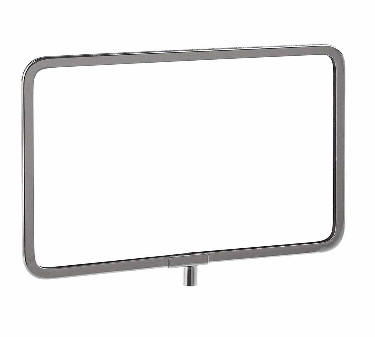 Chrome 7 X 11 Frame Magnetic Base Retail Sign Holder