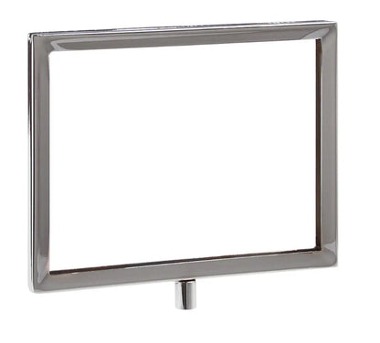 Chrome 5 x 7 Frame Magnetic Base Retail Sign Holder