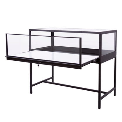 Deluxe Half Vision Glass Pharmacy Showcase