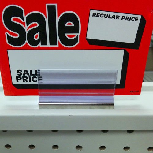 Magnetic Sign Holder for Gondola, Metal Shelves and Pallet Racks