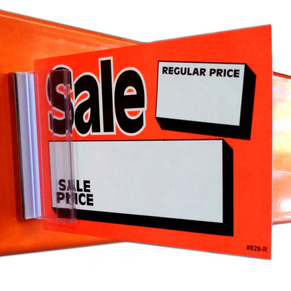 Magnetic Sign Holder for Gondola, Metal Shelves and Pallet Racks