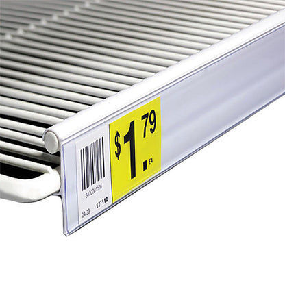 Refrigerator Double Wire Shelf Ticket Channel, 29.5" L