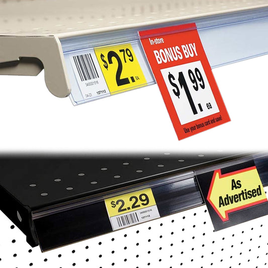 UPC Ticket Channel Label Holder Strip