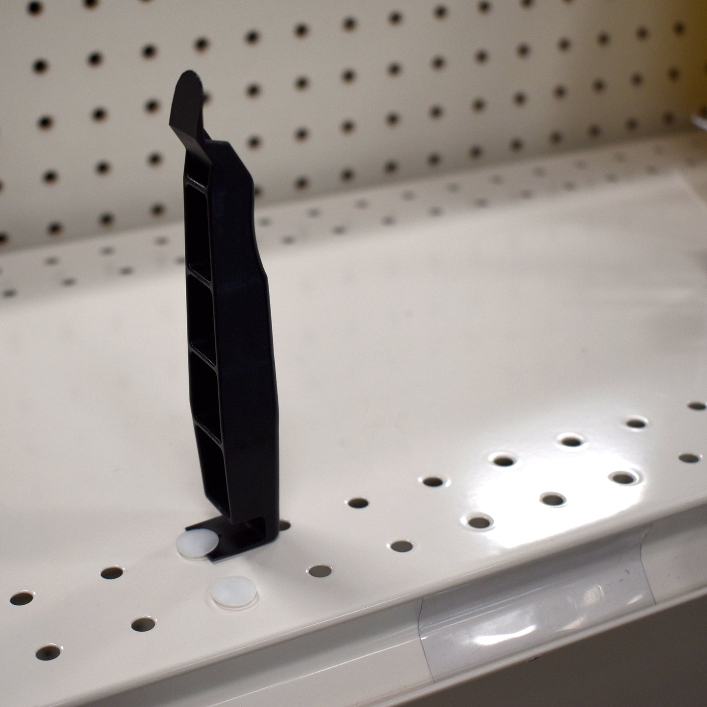 Label Strip & Fastener Tool for Gondola Shelf Ticket Channel