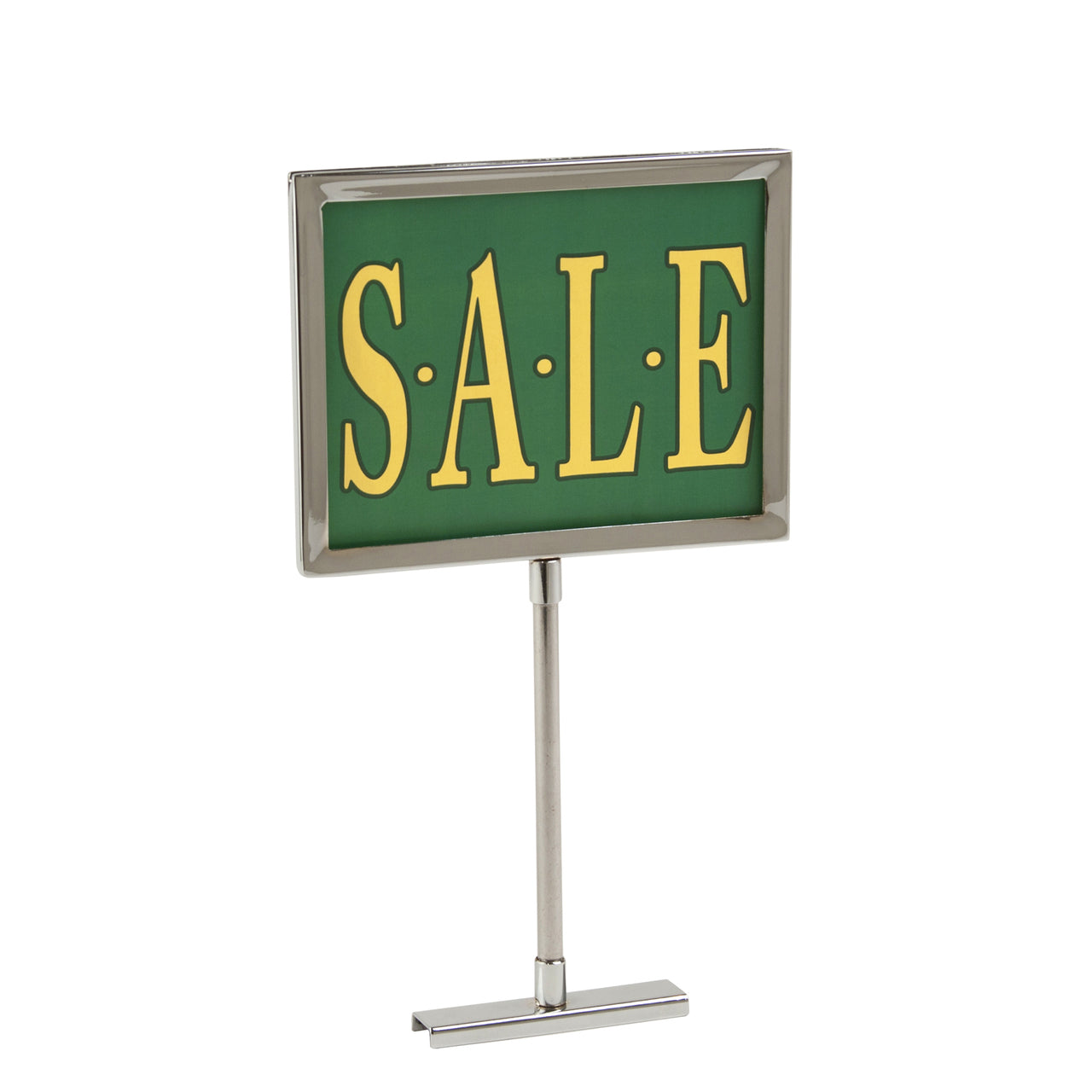 Chrome 5 x 7 Frame Magnetic Base Retail Sign Holder