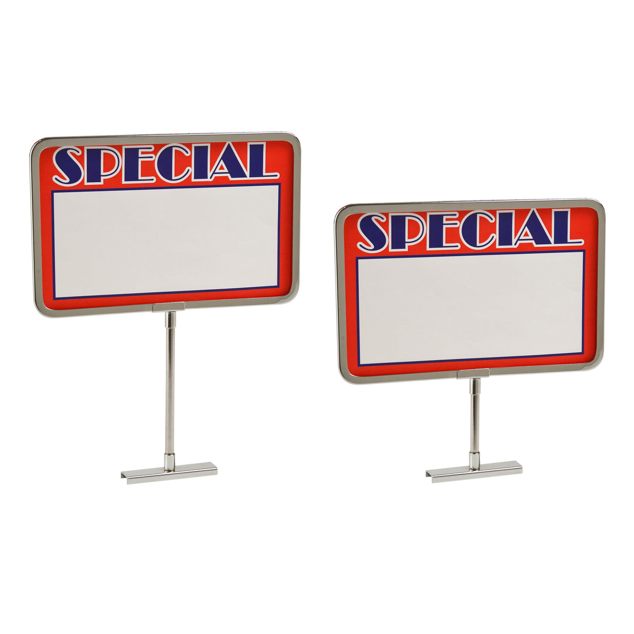 Chrome 7 X 11 Frame Magnetic Base Retail Sign Holder