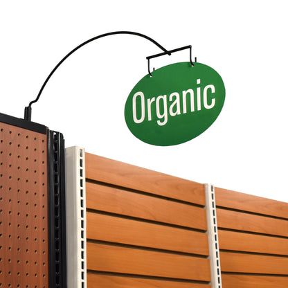 Magnetic Store Aisle Sign Holder, Department Walkway Labeler for Gondola Shelf