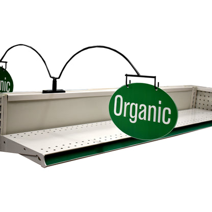 Magnetic Store Aisle Sign Holder, Department Walkway Labeler for Gondola Shelf
