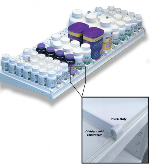 Adhesive Shelf Management System - Front Track Only