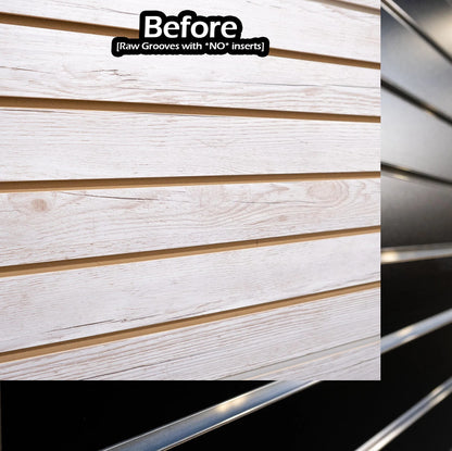 Decorative Slatwall Vinyl Insert Rolls