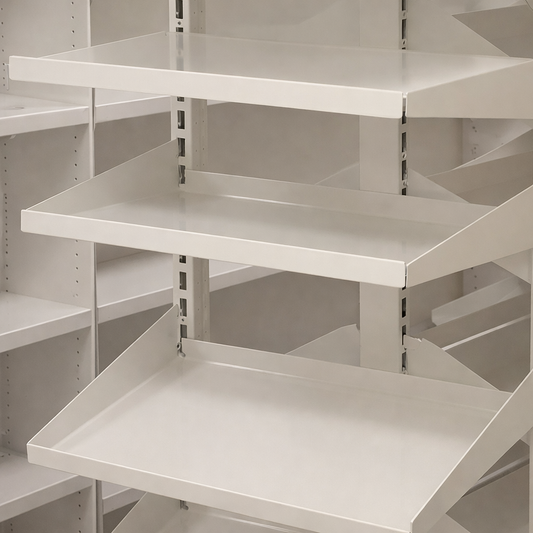 Rx Shelves for See Through Open Pharmacy System 8" D x 16" L