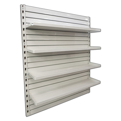 Wall Mount RX Pharmacy Metal Slatwall Mount Kit - 32"L or 48"L