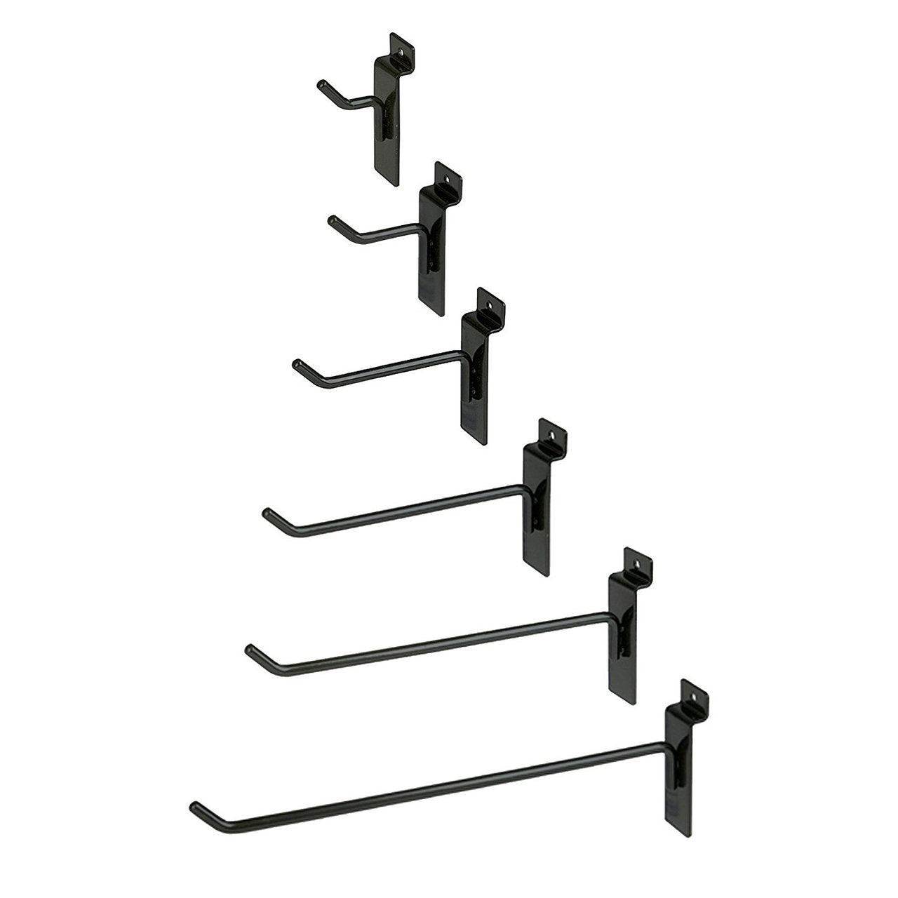 Black Slatwall Hooks