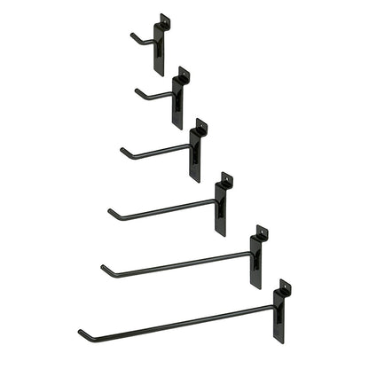 Black Slatwall Hooks