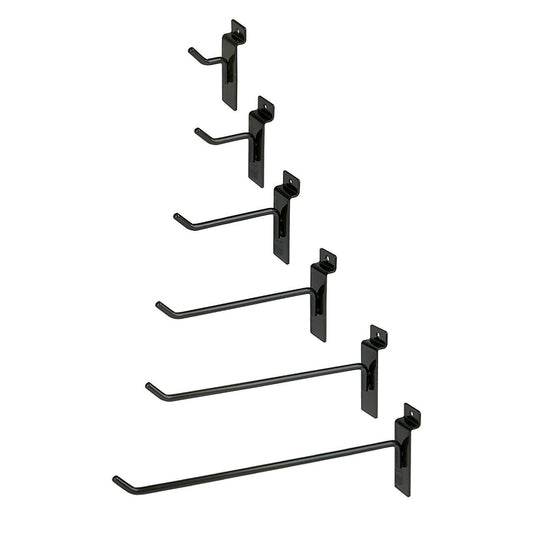Black Slatwall Hooks