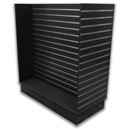 Deluxe Slatwall H Gondola Merchandiser With Metal Inserts 48" L