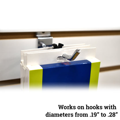 Black Hook Stoppers, Squeeze and Pinch Inventory Control Clips