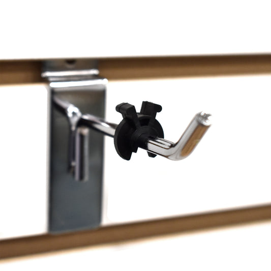 Black Hook Stoppers, Squeeze and Pinch Inventory Control Clips