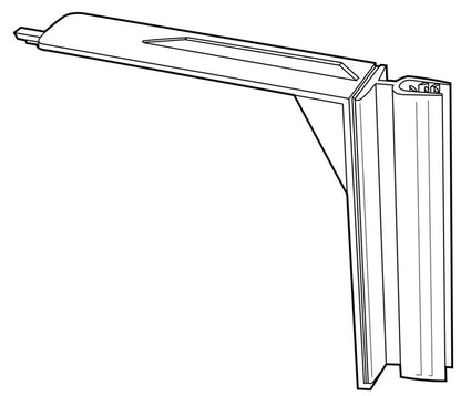 Protruding Gondola Shelf Sign Holder