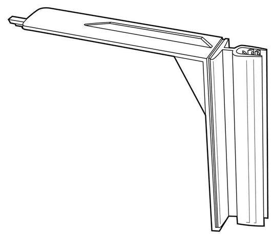 Protruding Gondola Shelf Sign Holder