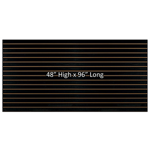 Slatwall Black 4x8 LPM