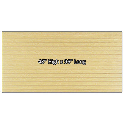 Slatwall Hard Rock Maple 4x8 LPM