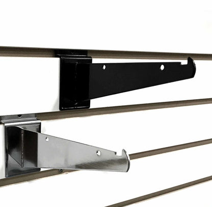 Slatwall Shelf Brackets 6" D - 50 Pack