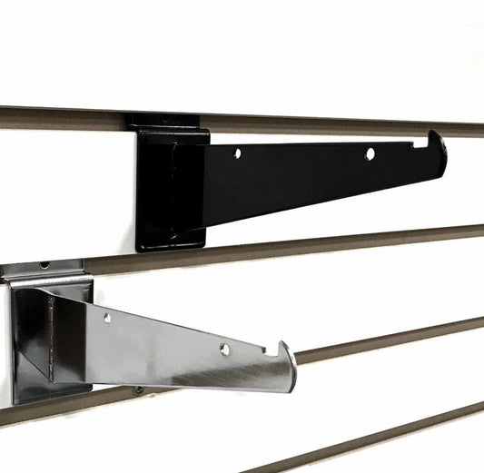 Slatwall Shelf Brackets 6" D - 50 Pack