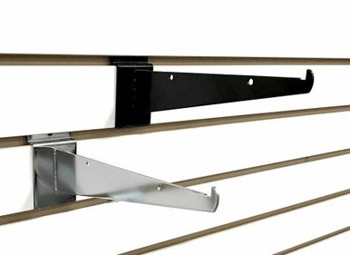 Slatwall Shelf Brackets 8" D - 50 Pack
