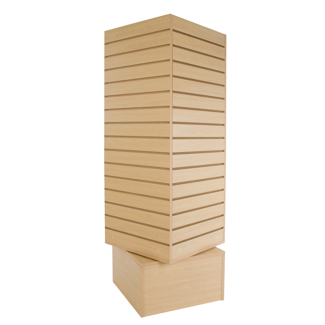 Slatwall Rotating Cube Merchandiser - 20"