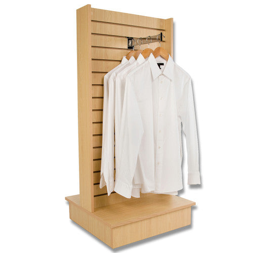 Slatwall T Shaped 2-Way Merchandiser Unit - 25"L