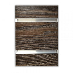 Slatwall Mountain View 4x8 LPM With Silver Metal Inserts