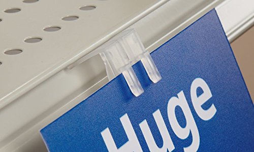 Gondola Ticket Channel Sign Holder, Clip on Shelf Sign Grip