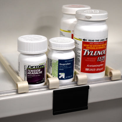 Magnetic UPC Label Holder for Pharmacy Shelves & Gondola Shelf Channels