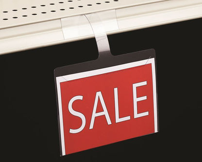 Gondola Shelf Wobbler Sign Holder for 3.5" H x 5" W Sign Cards