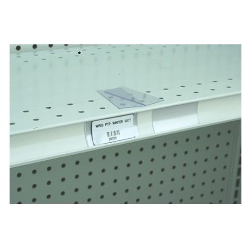 Gondola Shelf Clear Plastic Price Holding Tags