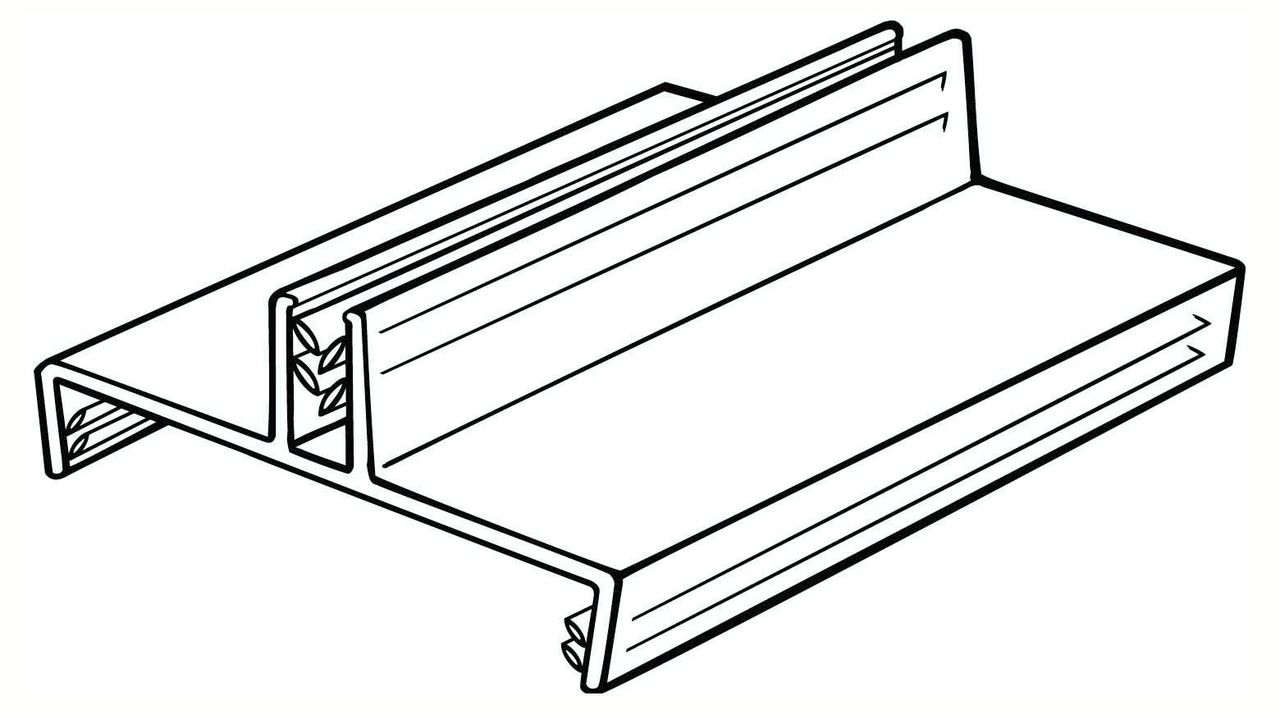 Gondola Shelf Top Cap Card & Sign Holding Grip