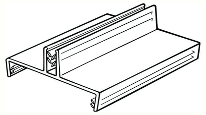 Gondola Shelf Top Cap Card & Sign Holding Grip