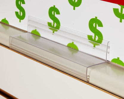 Gondola Shelf Top Cap Card & Sign Holding Grip