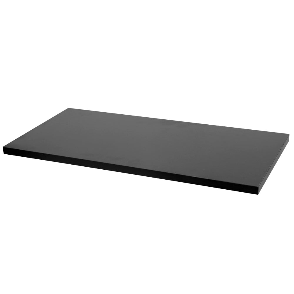 Melamine Wood Shelves 12" D x 24" L, Black, Maple or White