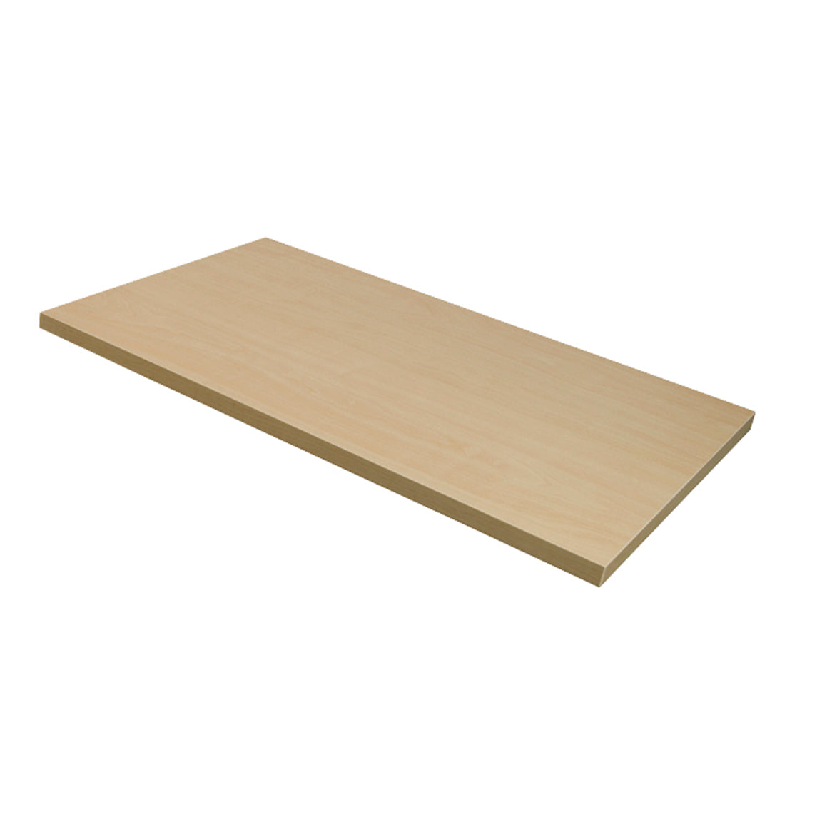 Melamine Wood Shelves 12" D x 24" L, Black, Maple or White