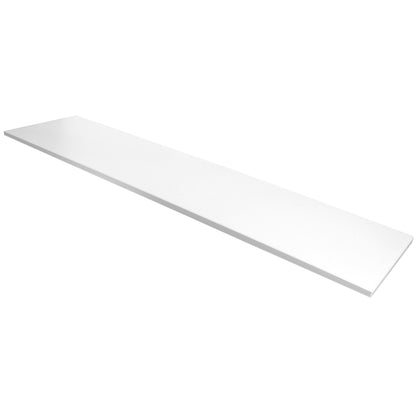 Melamine Wood Shelves 12" D x 48" L, Black, Maple or White