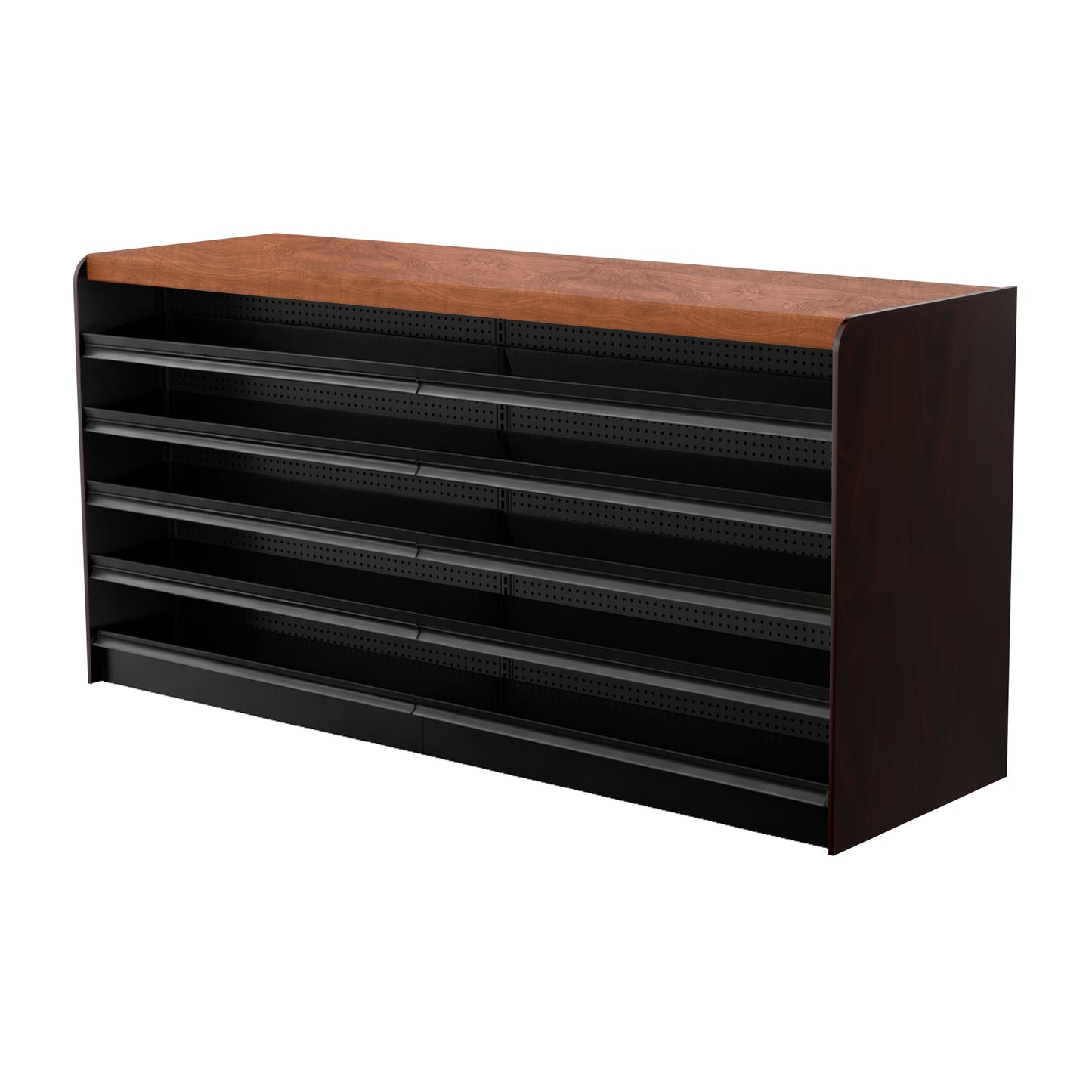 Black Right Way Gondola Check Out System - 24" D x 44" H