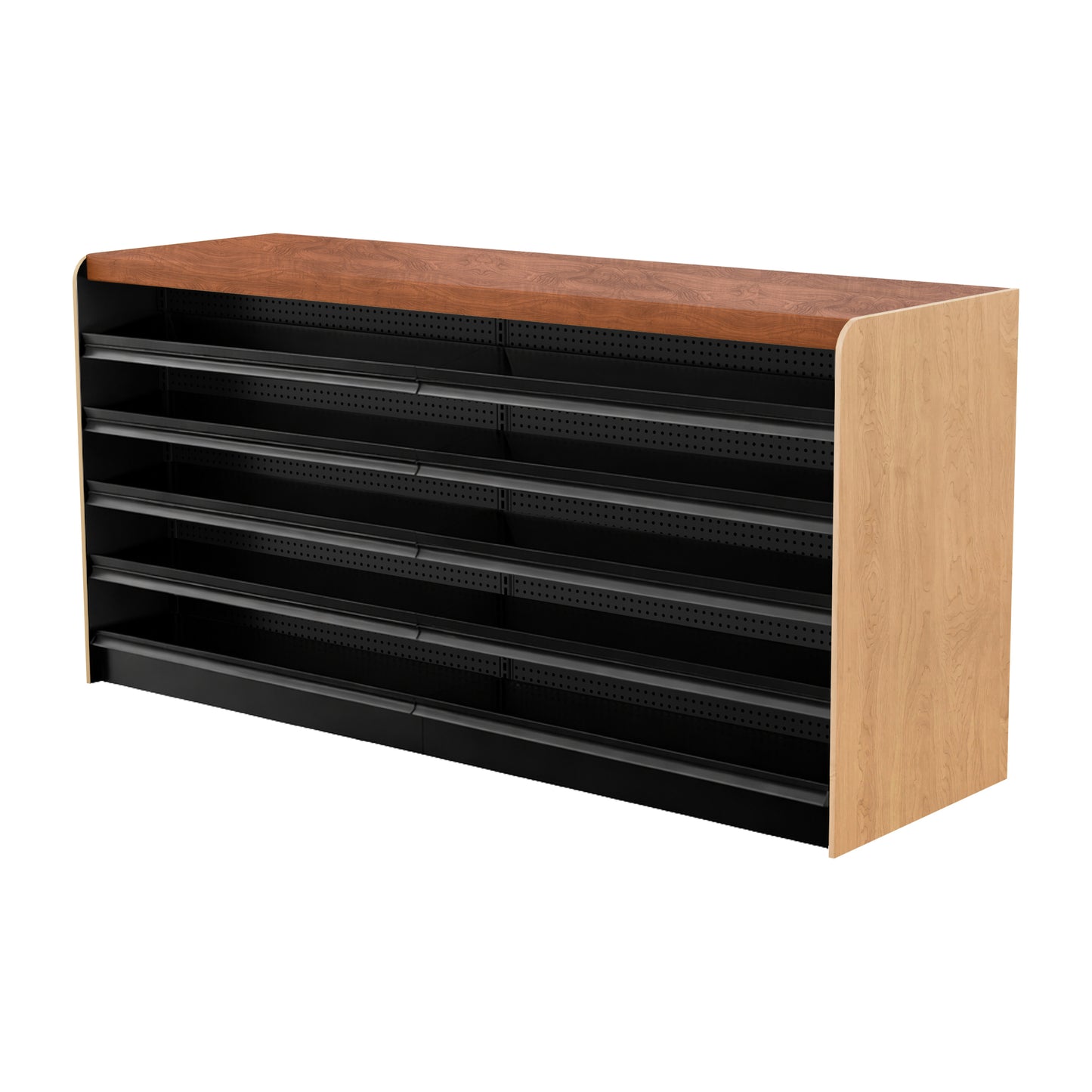 Black Right Way Gondola Check Out System - 24" D x 44" H