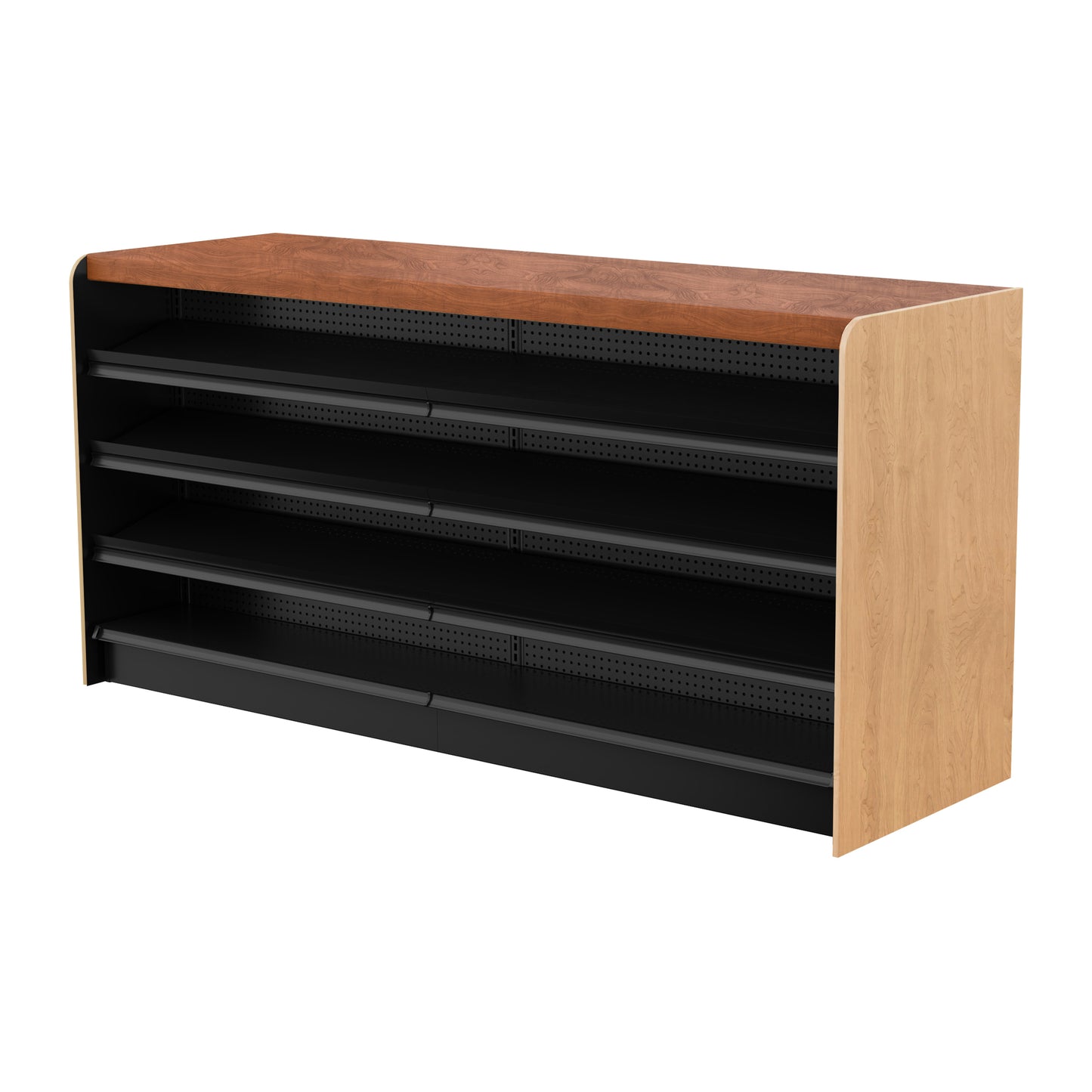 Black Right Way Gondola Check Out System - 24" D x 34" H